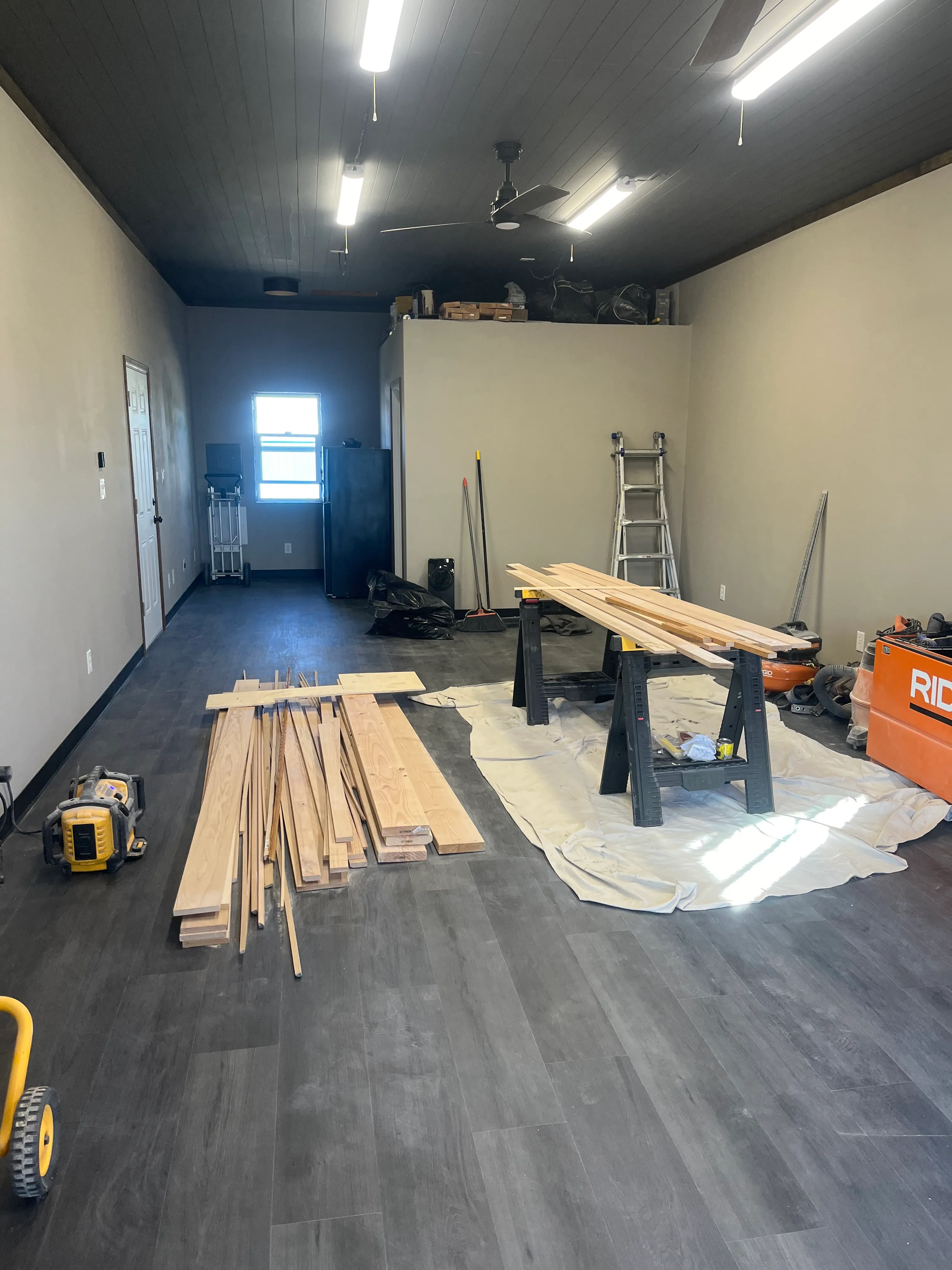 Interior finishing work in Billings, MT showing detailed craftsmanship by Hammer Down Construction